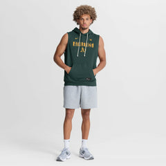 Athletics Nike Authentic Collection Standard Issue Dri-FIT Sleeveless Hoodie - MLB