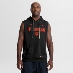 Baltimore Orioles Nike Authentic Collection Standard Issue Dri-FIT Sleeveless Hoodie - MLB