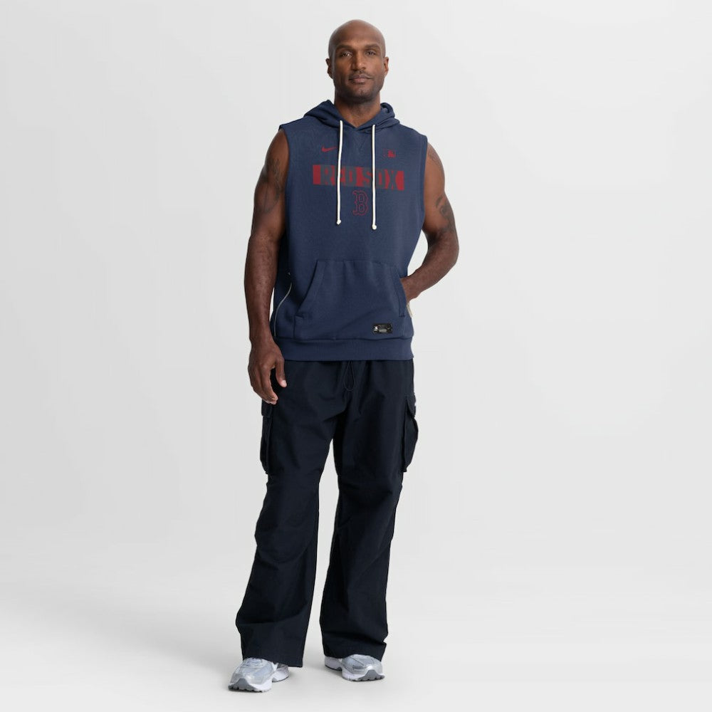 Boston Red Sox Nike Authentic Collection Standard Issue Dri-FIT Sleeveless Hoodie - MLB