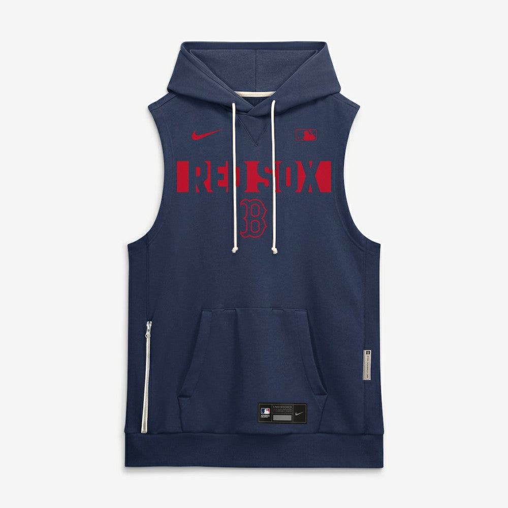 Boston Red Sox Nike Authentic Collection Standard Issue Dri-FIT Sleeveless Hoodie - MLB