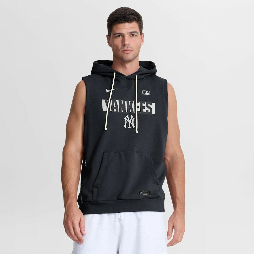 New York Yankees Nike Authentic Collection Standard Issue Dri-FIT Sleeveless Hoodie - MLB