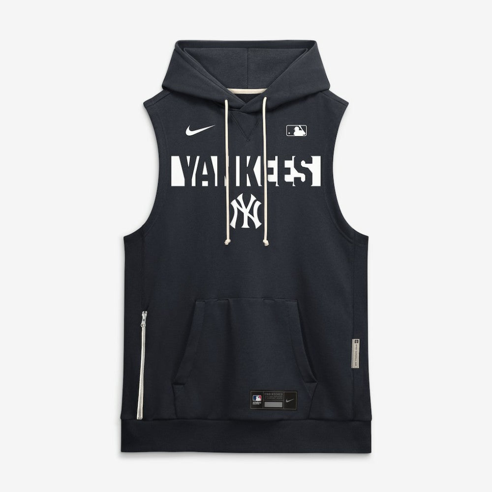 New York Yankees Nike Authentic Collection Standard Issue Dri-FIT Sleeveless Hoodie - MLB