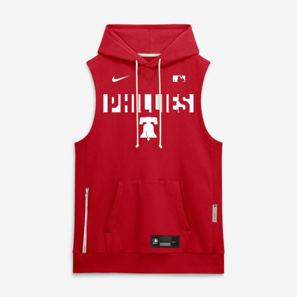Philadelphia Phillies Nike Authentic Collection Standard Issue Dri-FIT Sleeveless Hoodie - MLB