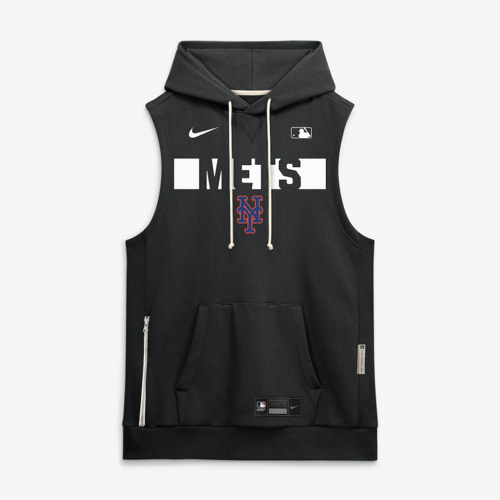 New York Mets Nike Authentic Collection Standard Issue Dri-FIT Sleeveless Hoodie - MLB