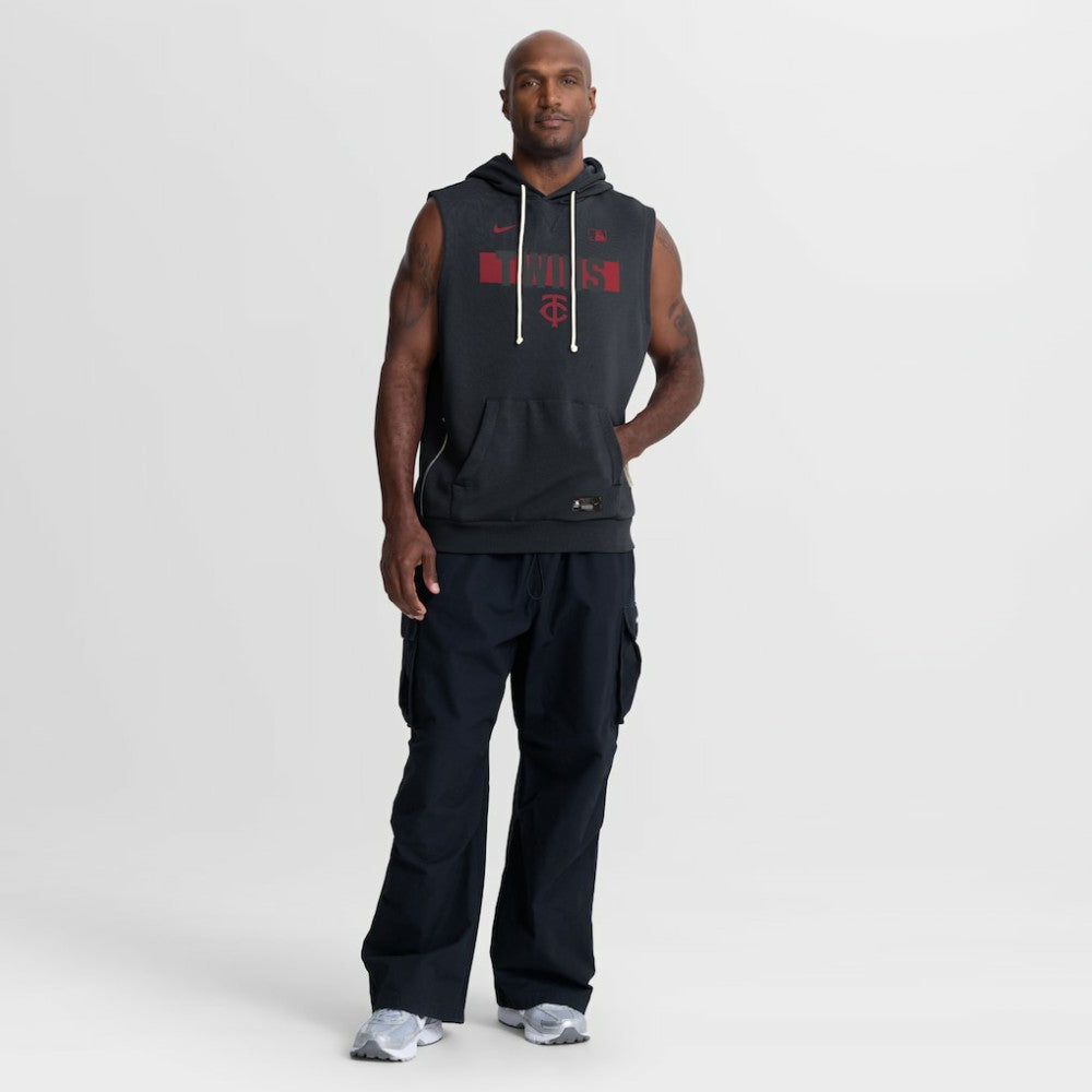 Minnesota Twins Nike Authentic Collection Standard Issue Dri-FIT Sleeveless Hoodie - MLB