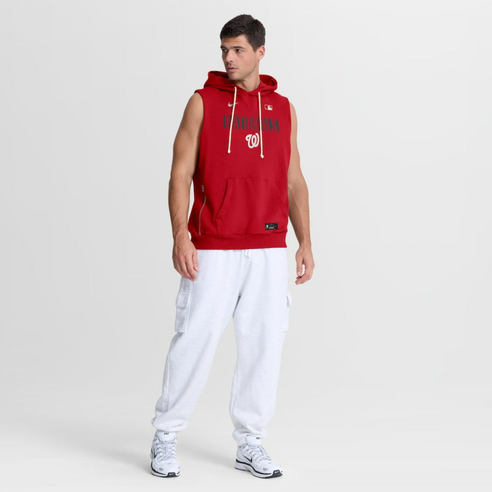 Washington Nationals Nike Authentic Collection Standard Issue Dri-FIT Sleeveless Hoodie - MLB