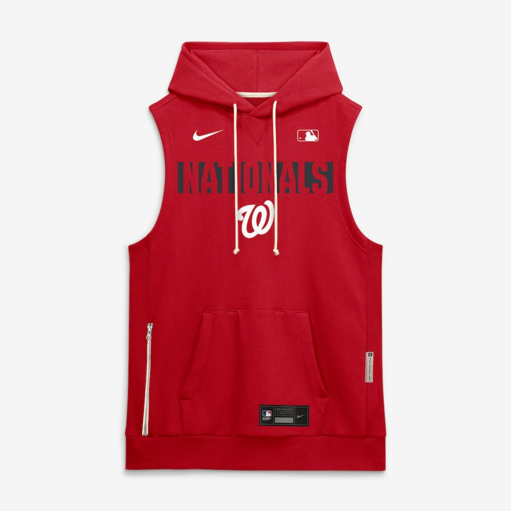 Washington Nationals Nike Authentic Collection Standard Issue Dri-FIT Sleeveless Hoodie - MLB