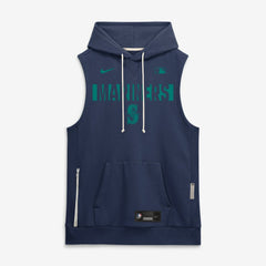 Seattle Mariners Nike Authentic Collection Standard Issue Dri-FIT Sleeveless Hoodie - MLB