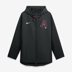 Arizona Diamondbacks Nike Authentic Collection Raglan Therma-FIT Full-Zip Hooded Jacket - MLB