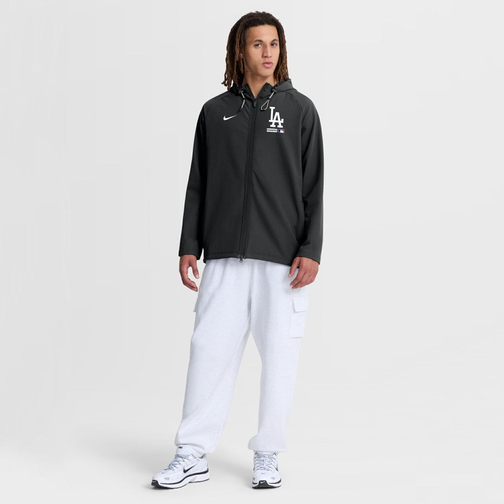 Los Angeles Dodgers Nike Authentic Collection Raglan Therma-FIT Full-Zip Hooded Jacket - MLB
