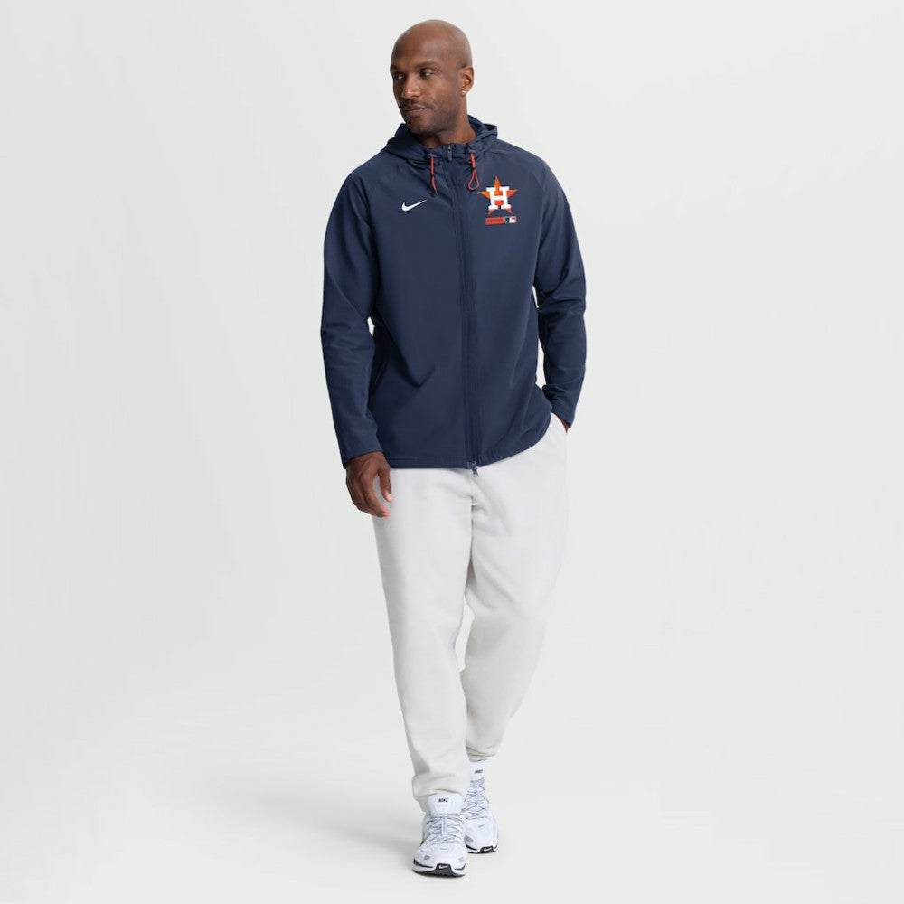 Houston Astros Nike Authentic Collection Raglan Therma-FIT Full-Zip Hooded Jacket - MLB