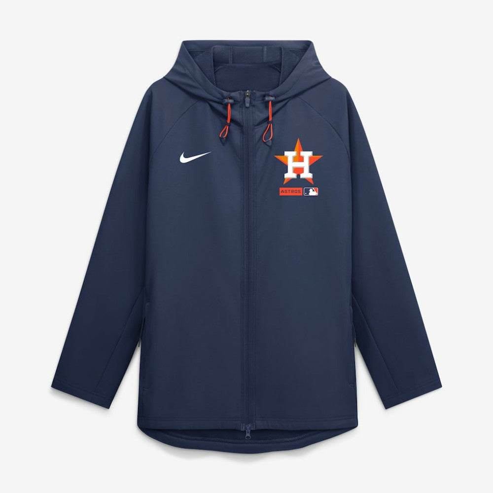 Houston Astros Nike Authentic Collection Raglan Therma-FIT Full-Zip Hooded Jacket - MLB