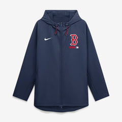 Boston Red Sox Nike Authentic Collection Raglan Therma-FIT Full-Zip Hooded Jacket - MLB