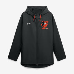 Baltimore Orioles Nike Authentic Collection Raglan Therma-FIT Full-Zip Hooded Jacket - MLB