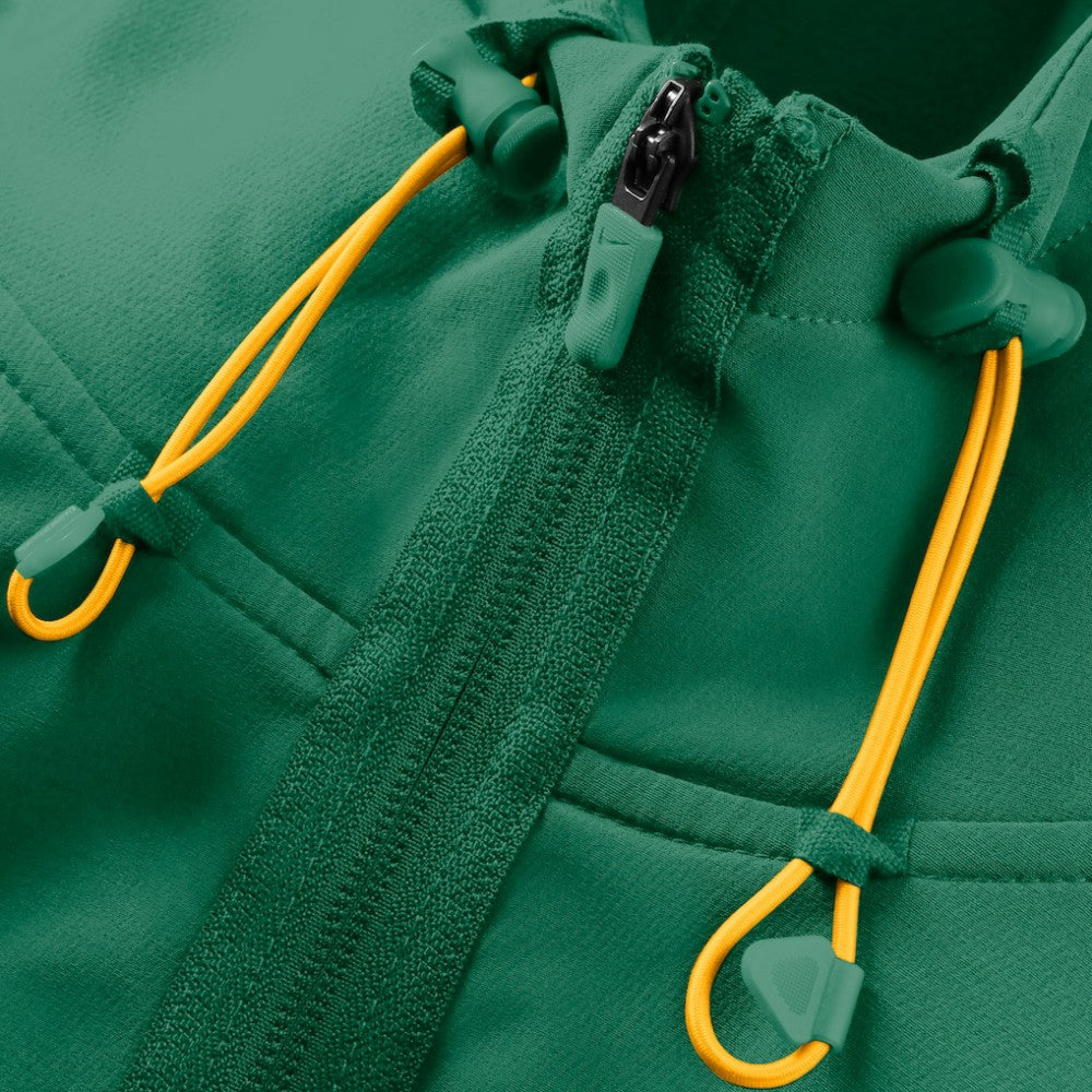 Athletics Nike Authentic Collection Raglan Therma-FIT Full-Zip Hooded Jacket - MLB