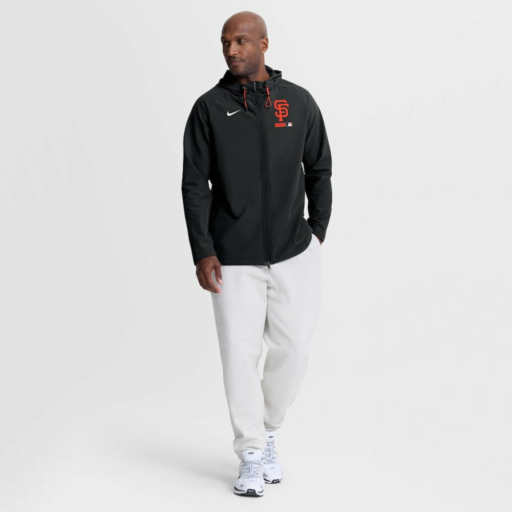 San Francisco Giants Nike Authentic Collection Raglan Therma-FIT Full-Zip Hooded Jacket - MLB
