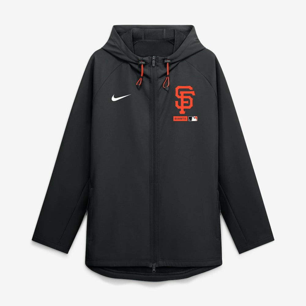 San Francisco Giants Nike Authentic Collection Raglan Therma-FIT Full-Zip Hooded Jacket - MLB