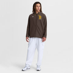 San Diego Padres Nike Authentic Collection Raglan Therma-FIT Full-Zip Hooded Jacket - MLB