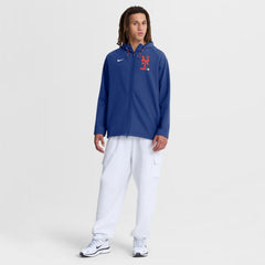 New York Mets Nike Authentic Collection Raglan Therma-FIT Full-Zip Hooded Jacket - MLB