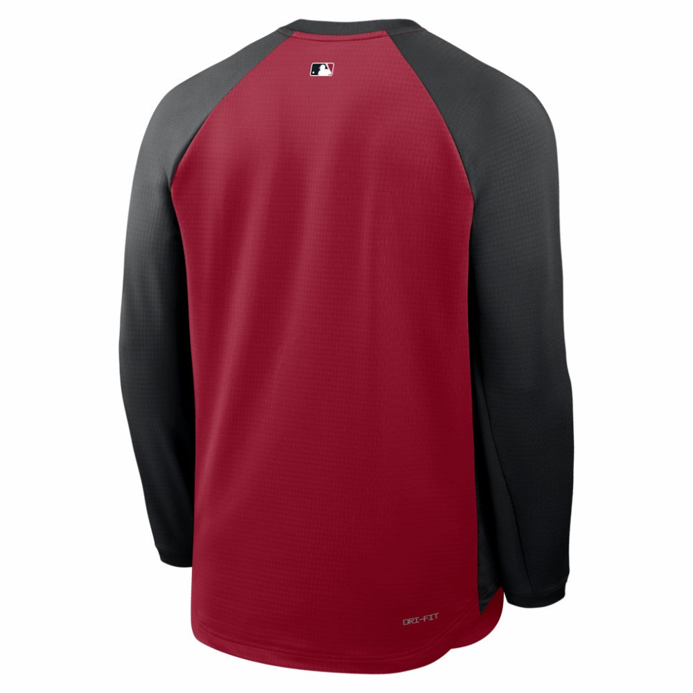 Arizona Diamondbacks Nike Authentic Collection Raglan Dri-FIT Sweatshirt - MLB
