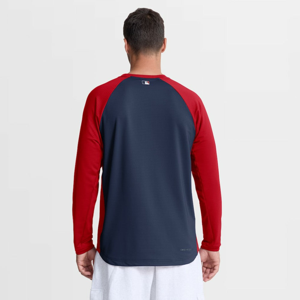 Los Angeles Angels Nike Authentic Collection Raglan Dri-FIT Sweatshirt - MLB