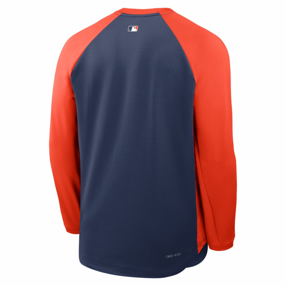 Houston Astros Nike Authentic Collection Raglan Dri-FIT Sweatshirt - MLB