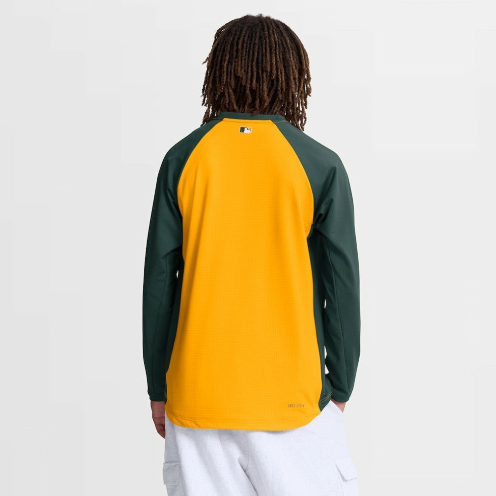 Athletics Nike Authentic Collection Raglan Dri-FIT Sweatshirt - MLB