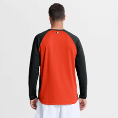 Baltimore Orioles Nike Authentic Collection Raglan Dri-FIT Sweatshirt - MLB