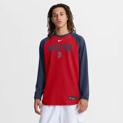 Boston Red Sox Nike Authentic Collection Raglan Dri-FIT Sweatshirt - MLB