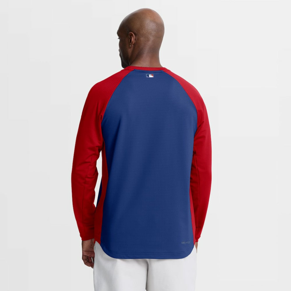 Philadelphia Phillies Nike Authentic Collection Raglan Dri-FIT Sweatshirt - MLB