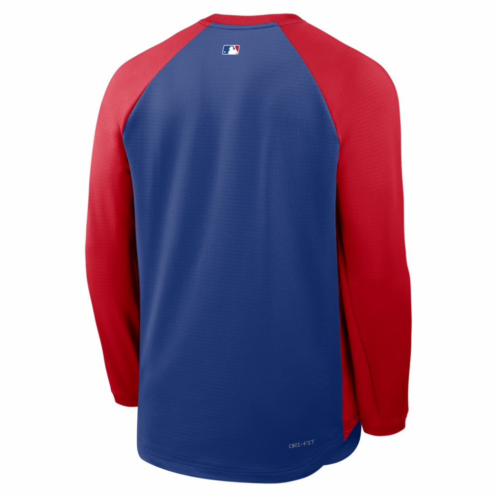 Philadelphia Phillies Nike Authentic Collection Raglan Dri-FIT Sweatshirt - MLB