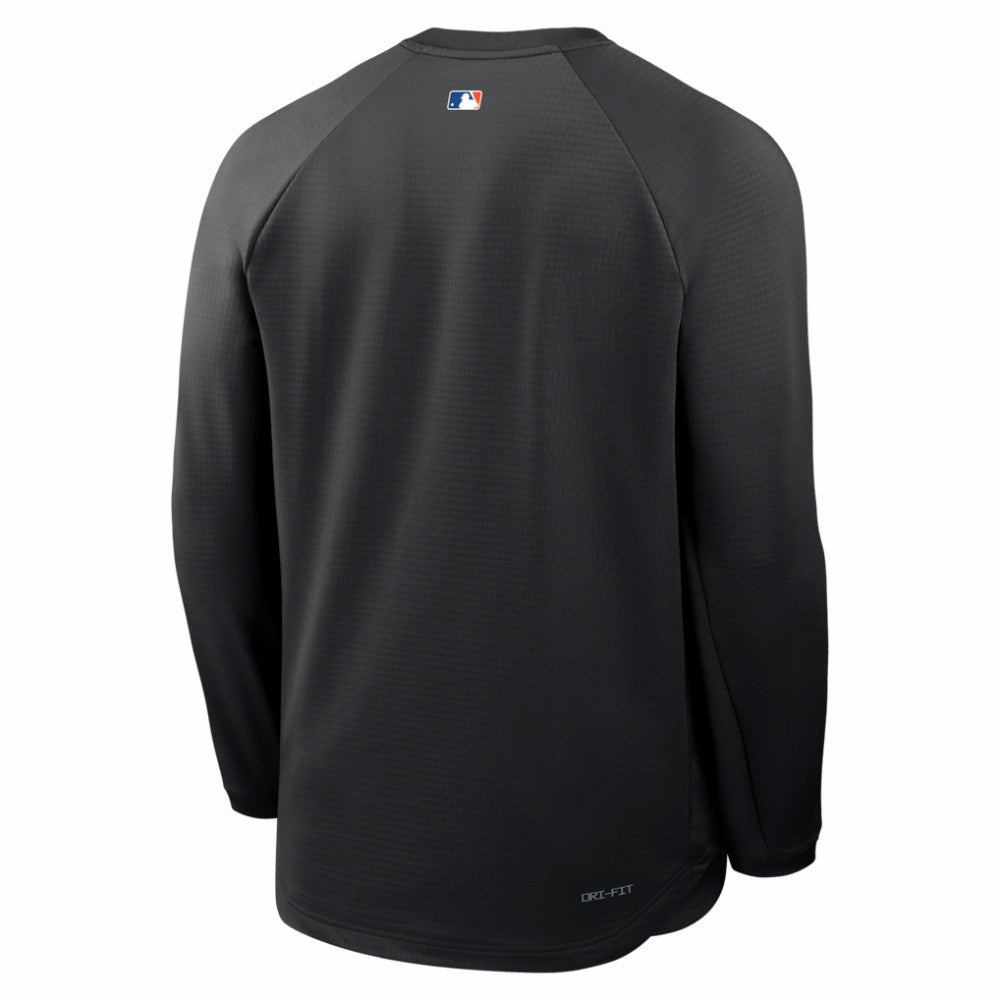 New York Mets Nike Authentic Collection Raglan Dri-FIT Sweatshirt - MLB