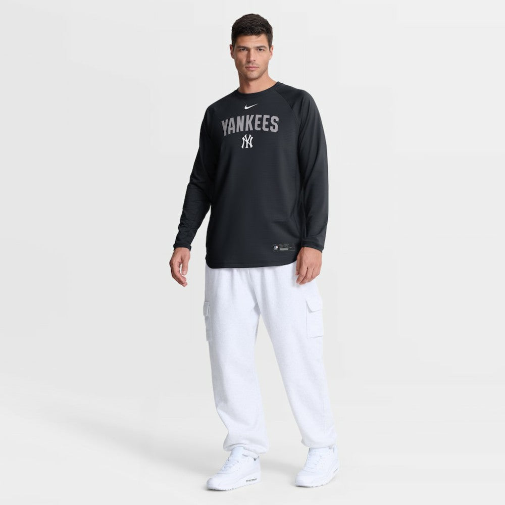 New York Yankees Nike Authentic Collection Raglan Dri-FIT Sweatshirt - MLB