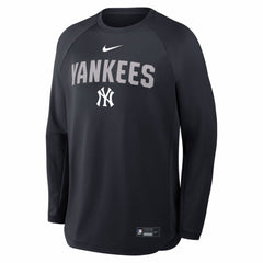 New York Yankees Nike Authentic Collection Raglan Dri-FIT Sweatshirt - MLB