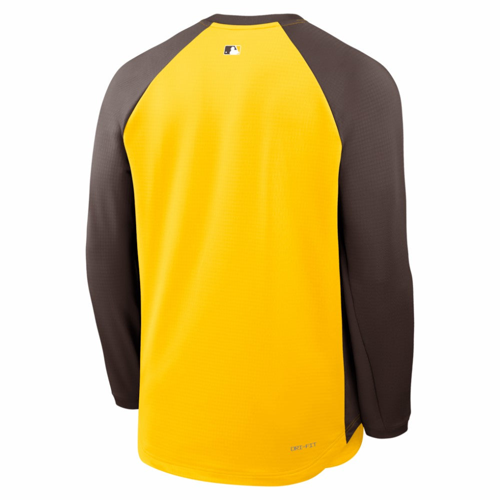 San Diego Padres Nike Authentic Collection Raglan Dri-FIT Sweatshirt - MLB