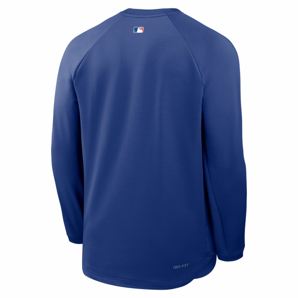 New York Mets Nike Authentic Collection Raglan Dri-FIT Sweatshirt - MLB