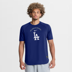 Los Angeles Dodgers Nike Authentic Collection Batting Practice Pre-Game Raglan Dri-FIT Top - MLB