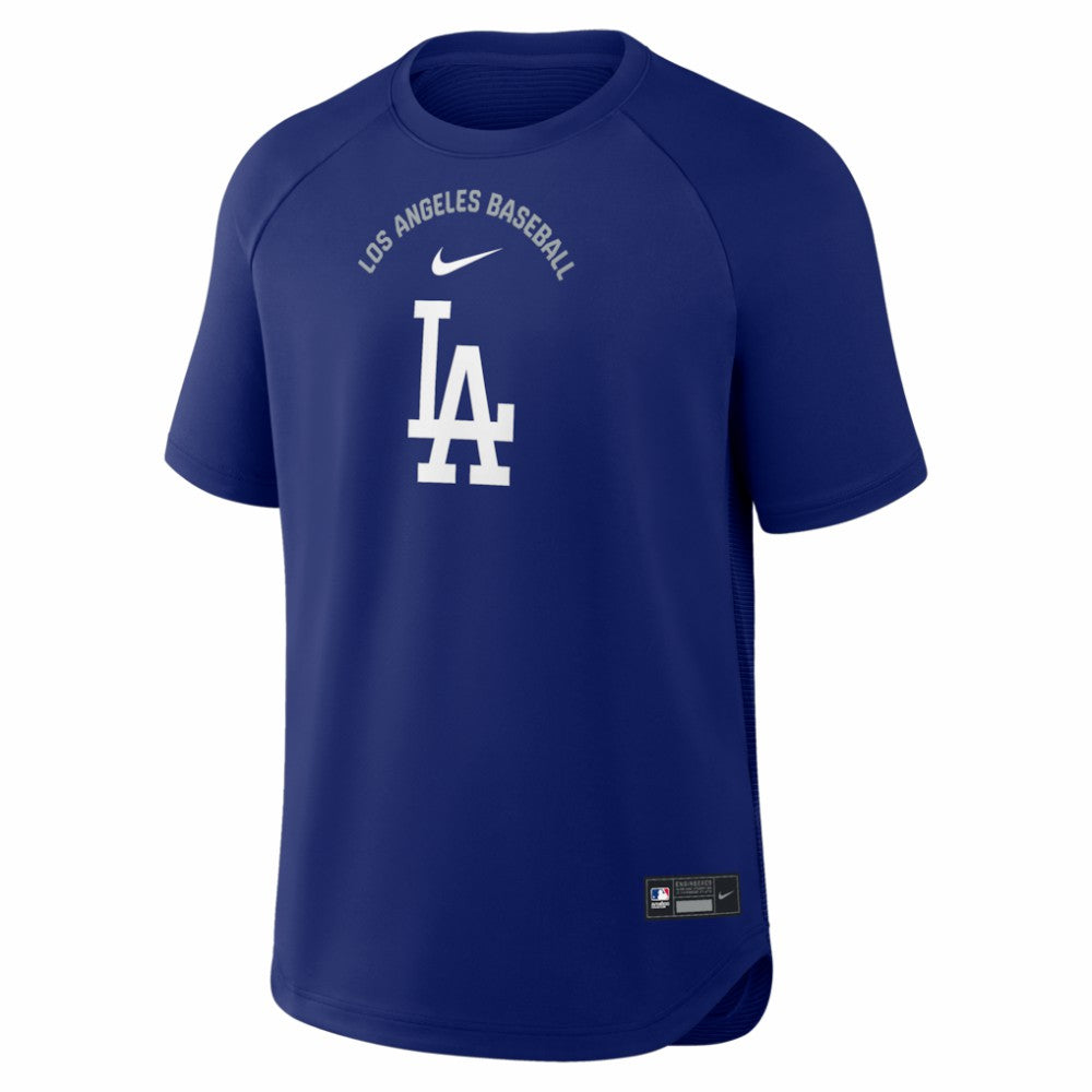 Los Angeles Dodgers Nike Authentic Collection Batting Practice Pre-Game Raglan Dri-FIT Top - MLB