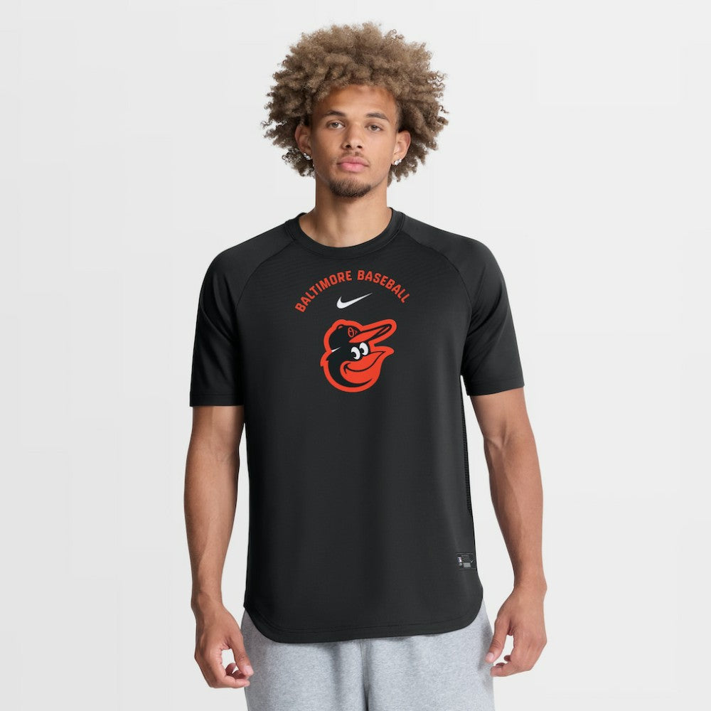 Baltimore Orioles Nike Authentic Collection Batting Practice Pre-Game Raglan Dri-FIT Top - MLB