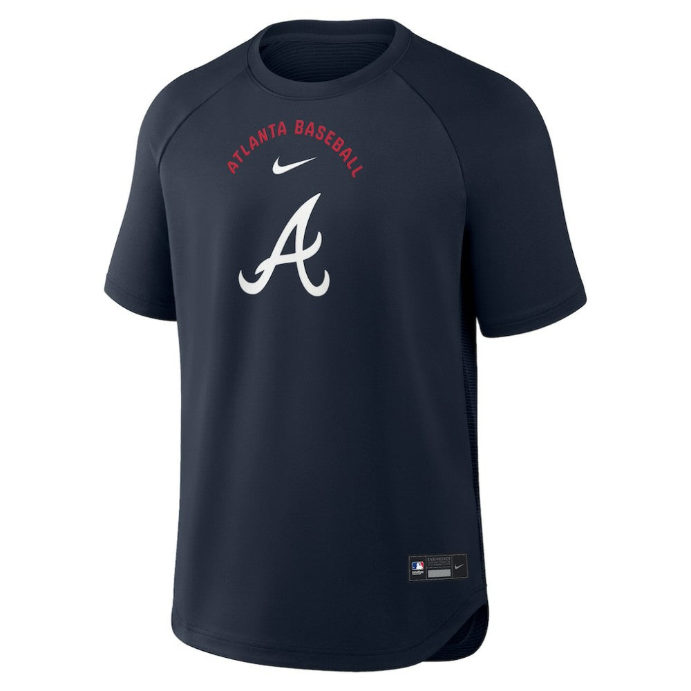 Atlanta Braves Nike Authentic Collection Batting Practice Pre-Game Raglan Dri-FIT Top - MLB