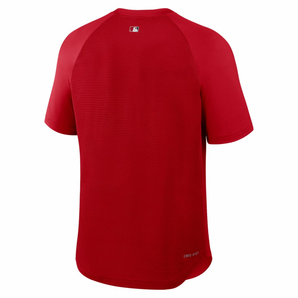 Los Angeles Angels Nike Authentic Collection Batting Practice Pre-Game Raglan Dri-FIT Top - MLB