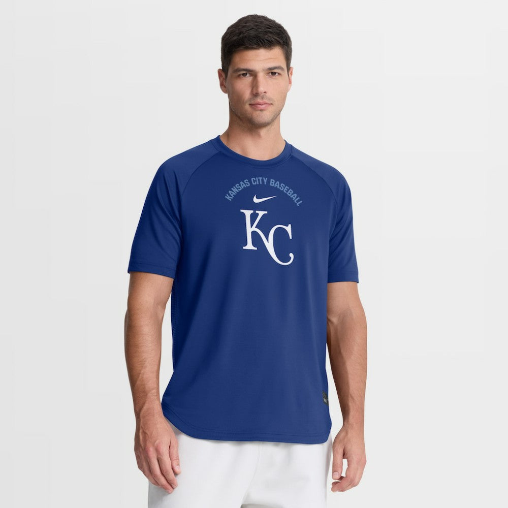 Kansas City Royals Nike Authentic Collection Batting Practice Pre-Game Raglan Dri-FIT Top - MLB