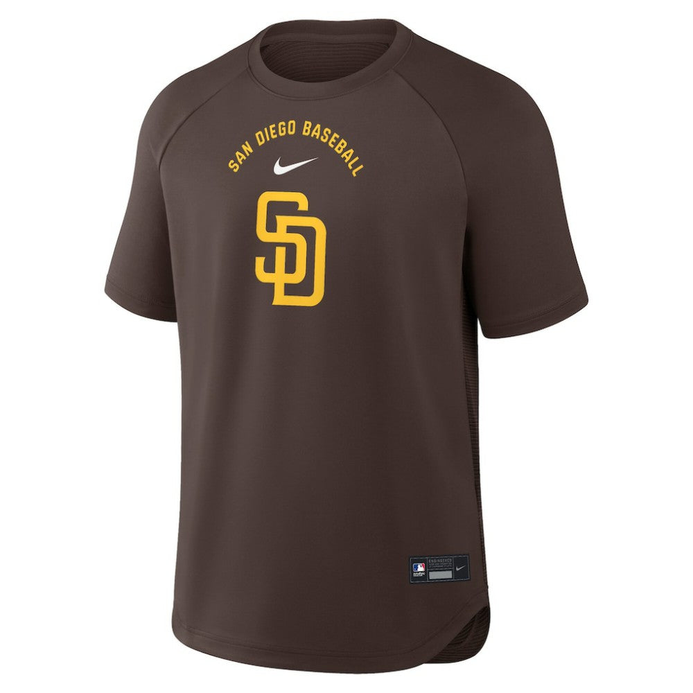 San Diego Padres Nike Authentic Collection Batting Practice Pre-Game Raglan Dri-FIT Top - MLB