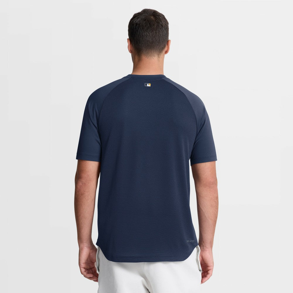Milwaukee Brewers Nike Authentic Collection Batting Practice Pre-Game Raglan Dri-FIT Top - MLB