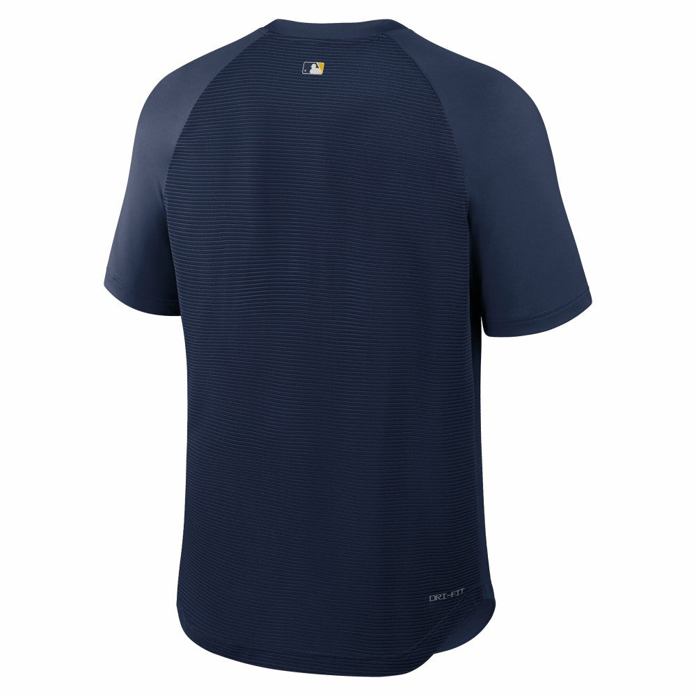 Milwaukee Brewers Nike Authentic Collection Batting Practice Pre-Game Raglan Dri-FIT Top - MLB