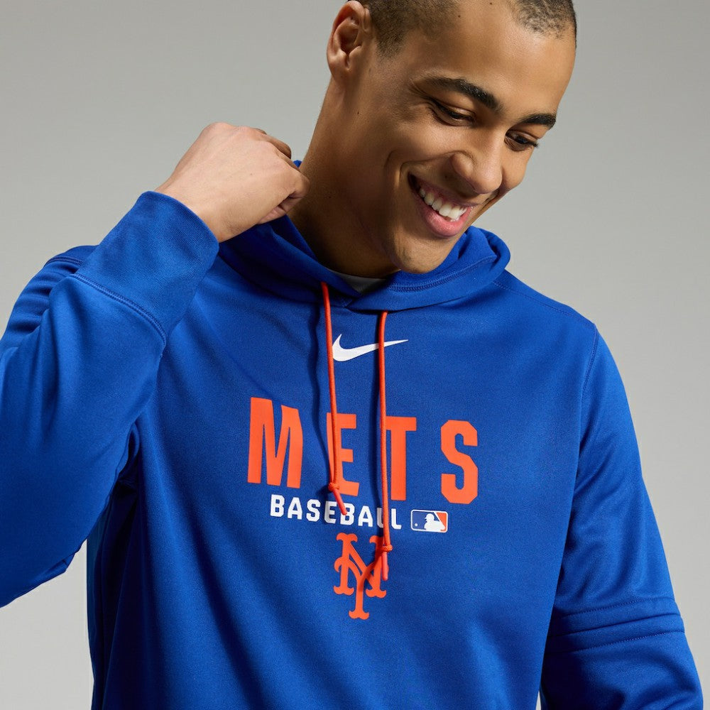 New York Mets Nike Authentic Collection Therma-FIT Hoodie - MLB