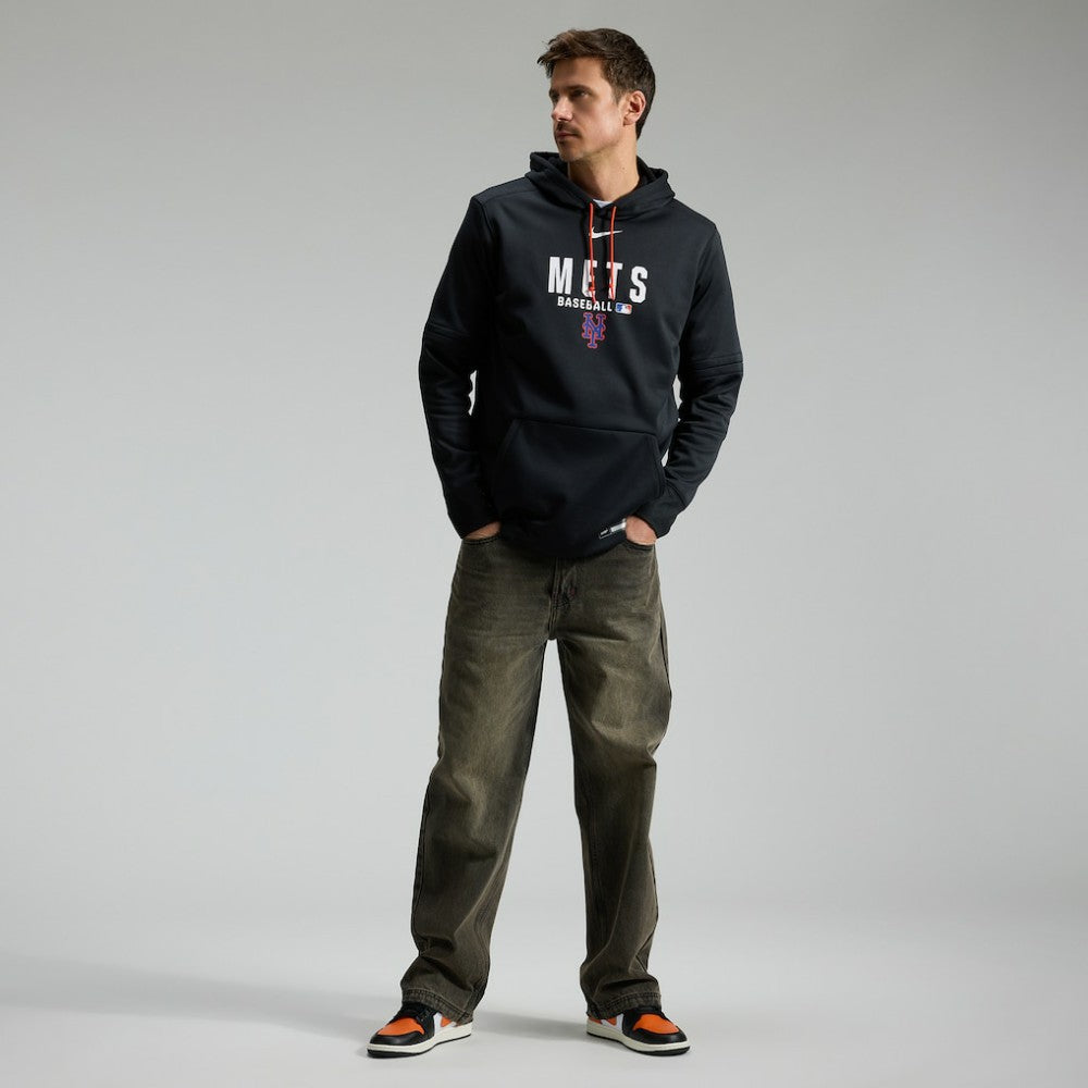 New York Mets Nike Authentic Collection Therma-FIT Hoodie - MLB