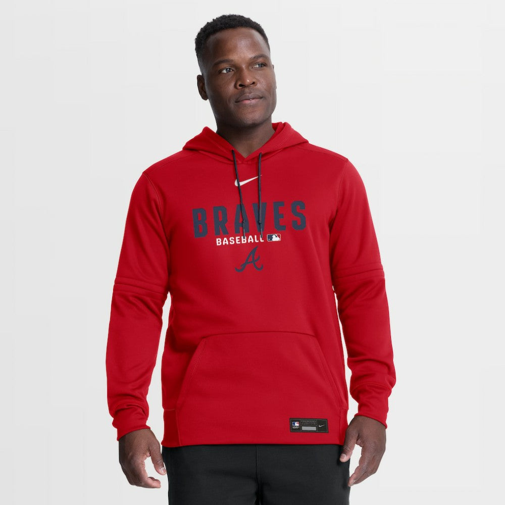 Atlanta Braves Nike Authentic Collection Therma-FIT Hoodie - MLB