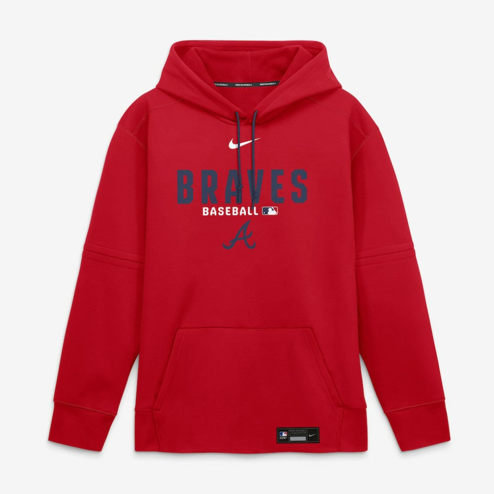 Atlanta Braves Nike Authentic Collection Therma-FIT Hoodie - MLB