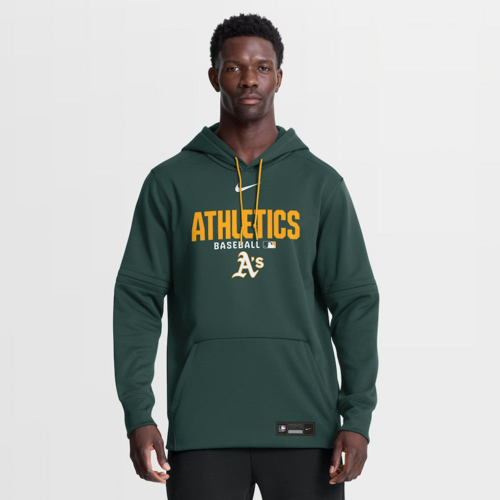 Athletics Nike Authentic Collection Therma-FIT Hoodie - MLB